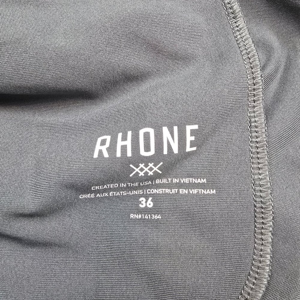 Rhone Commuter Shorts Adult 34x9 Grey Active Chino Stretch 100553 Office ABC - Picture 7 of 7